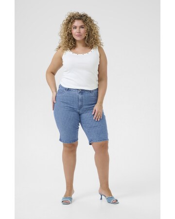 KAFFE CURVE Regular Shorts 'Reeca' in Blau