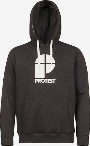 PROTEST Pullover 'CLASSIC LOGO HOODY' in Schwarz: Vorderseite