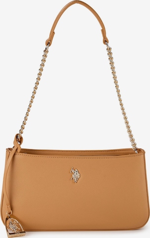 Sac bandoulière 'Jones' U.S. POLO ASSN. en marron : devant