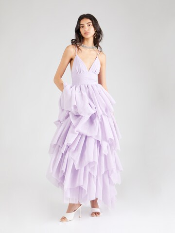 True Decadence Evening Dress in Purple: front