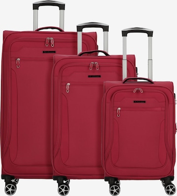 Ensemble de bagages 'Monterrey 4' cocoono en rouge : devant