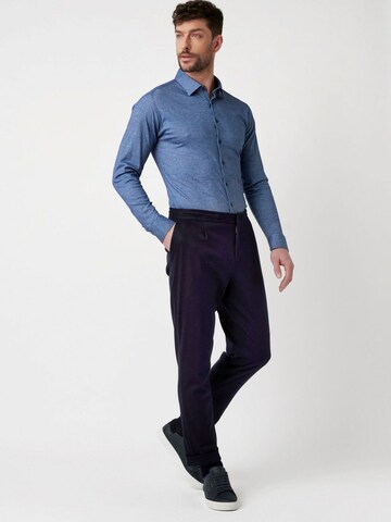 DESOTO Slim fit Overhemd in Blauw