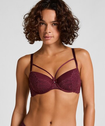 Hunkemöller Push-up Bra 'Isadora' in Red: front