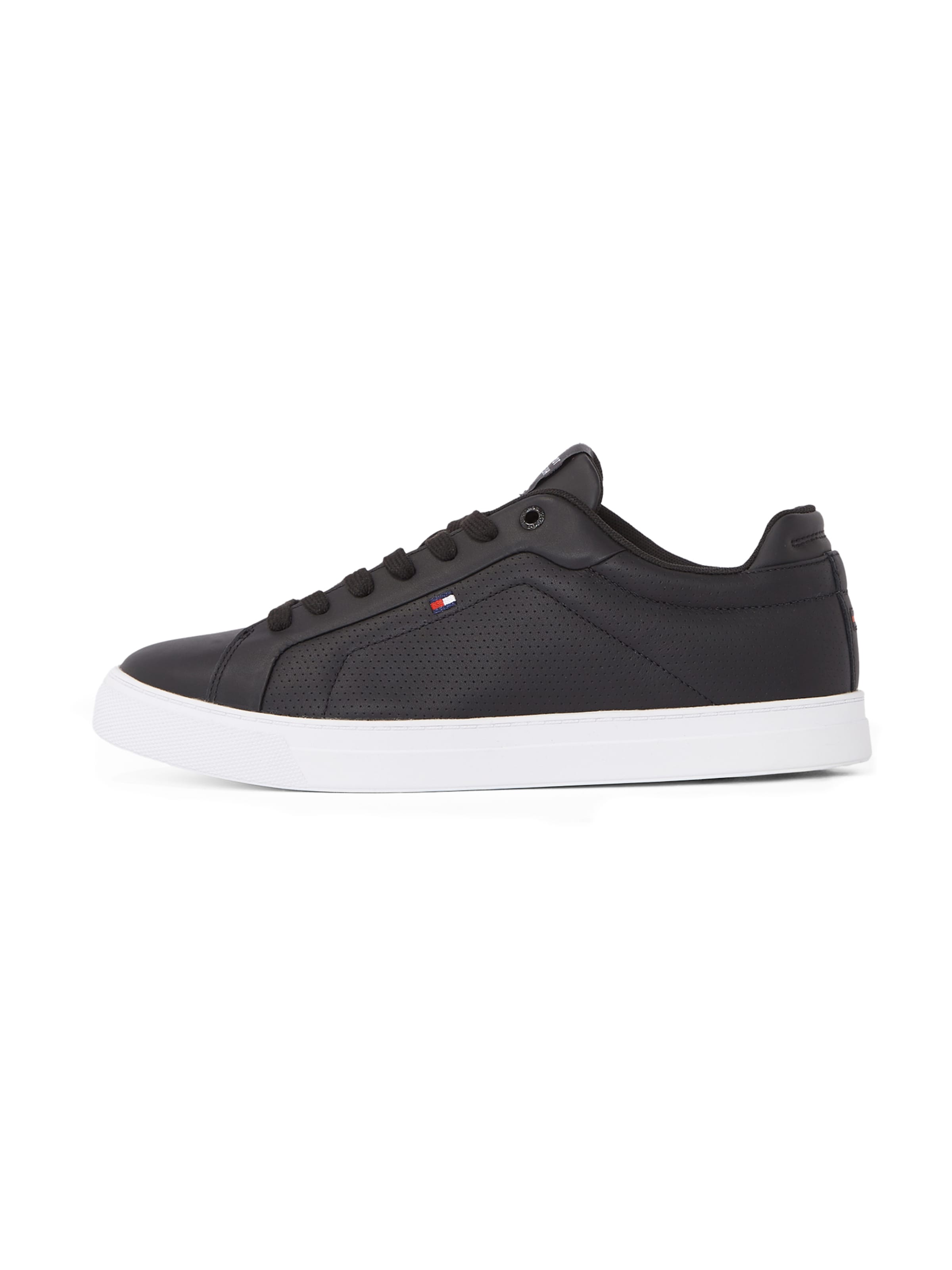 Baskets basses 'Icon Court' TOMMY HILFIGER en noir : devant