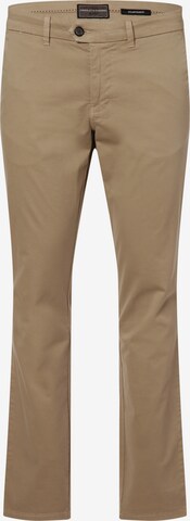 Finshley & Harding Slim fit Chino Pants 'Dylan' in Beige: front