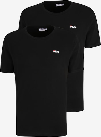 FILA Shirt 'Brod' in Zwart: voorkant