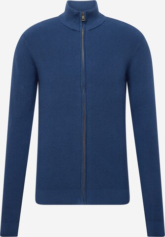 BLEND Knit Cardigan 'Codford' in Blue: front