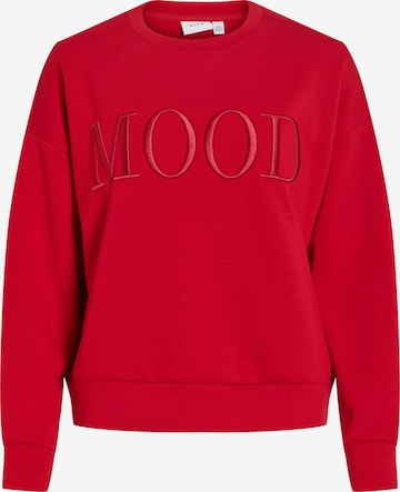 VILA - Sudadera 'VIReflect Mood' en rojo: frente