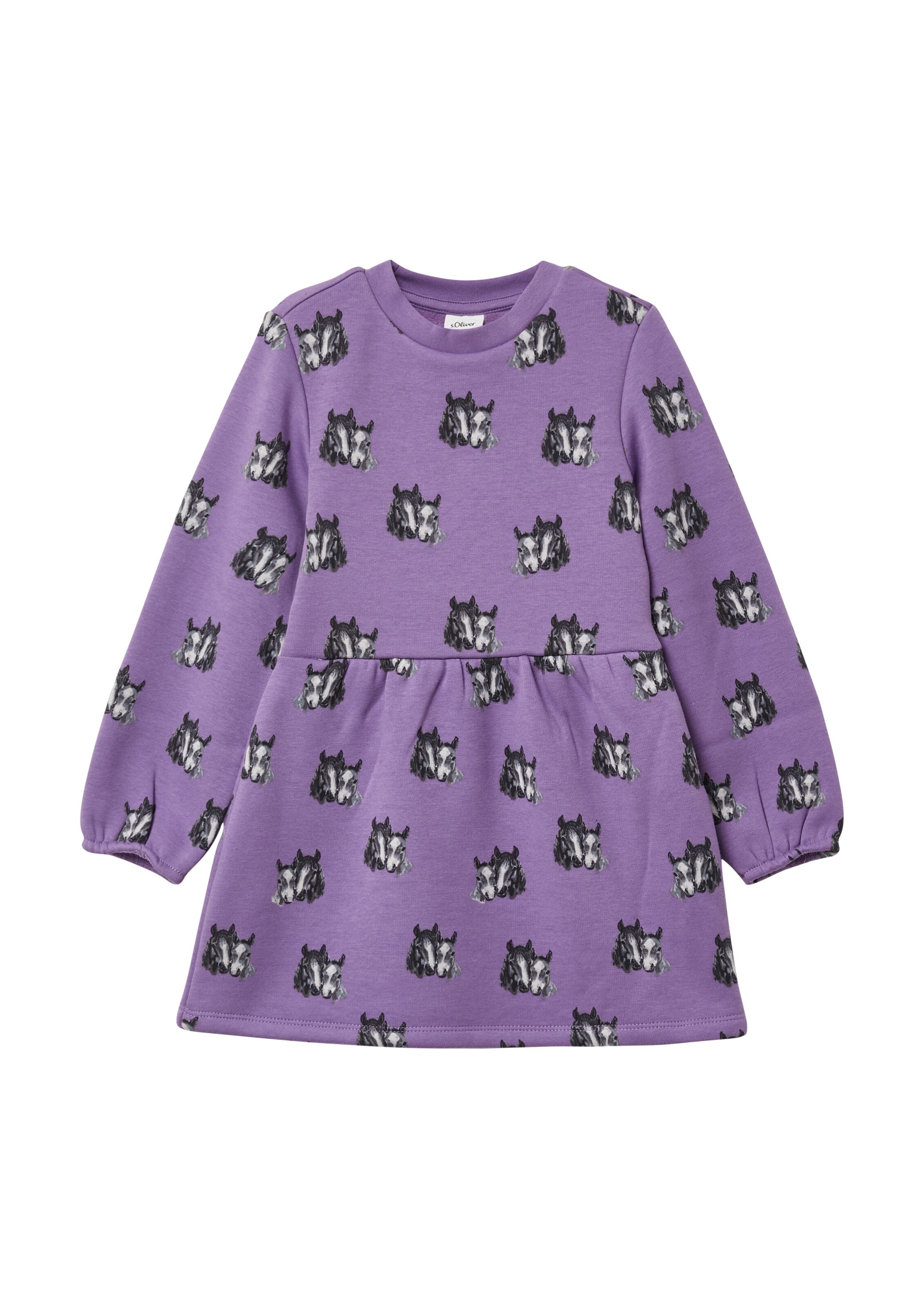 s.Oliver Kleid in Lila: Vorderseite