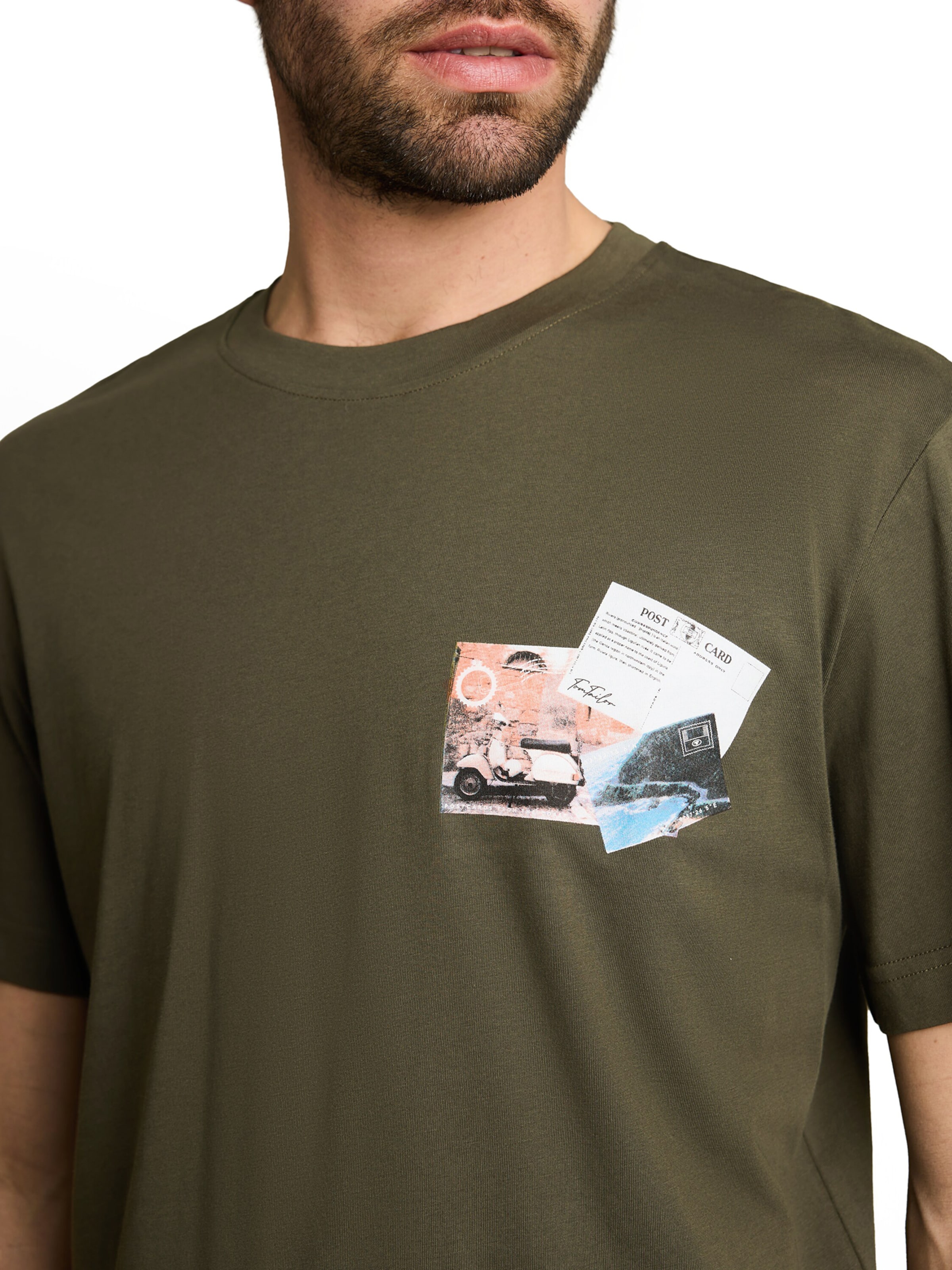 TOM TAILOR Shirt in Green