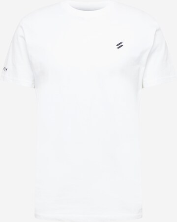 Superdry Performance Shirt in White: front