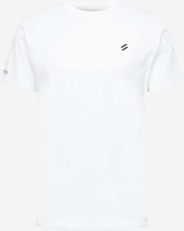 Superdry - Camiseta funcional en blanco: frente