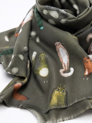 COLLEZIONE ALESSANDRO Scarf 'Minka' in Green