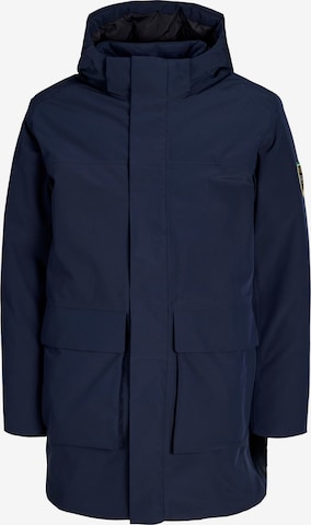 Parka mi-saison Portland Outerwear Company en bleu : devant