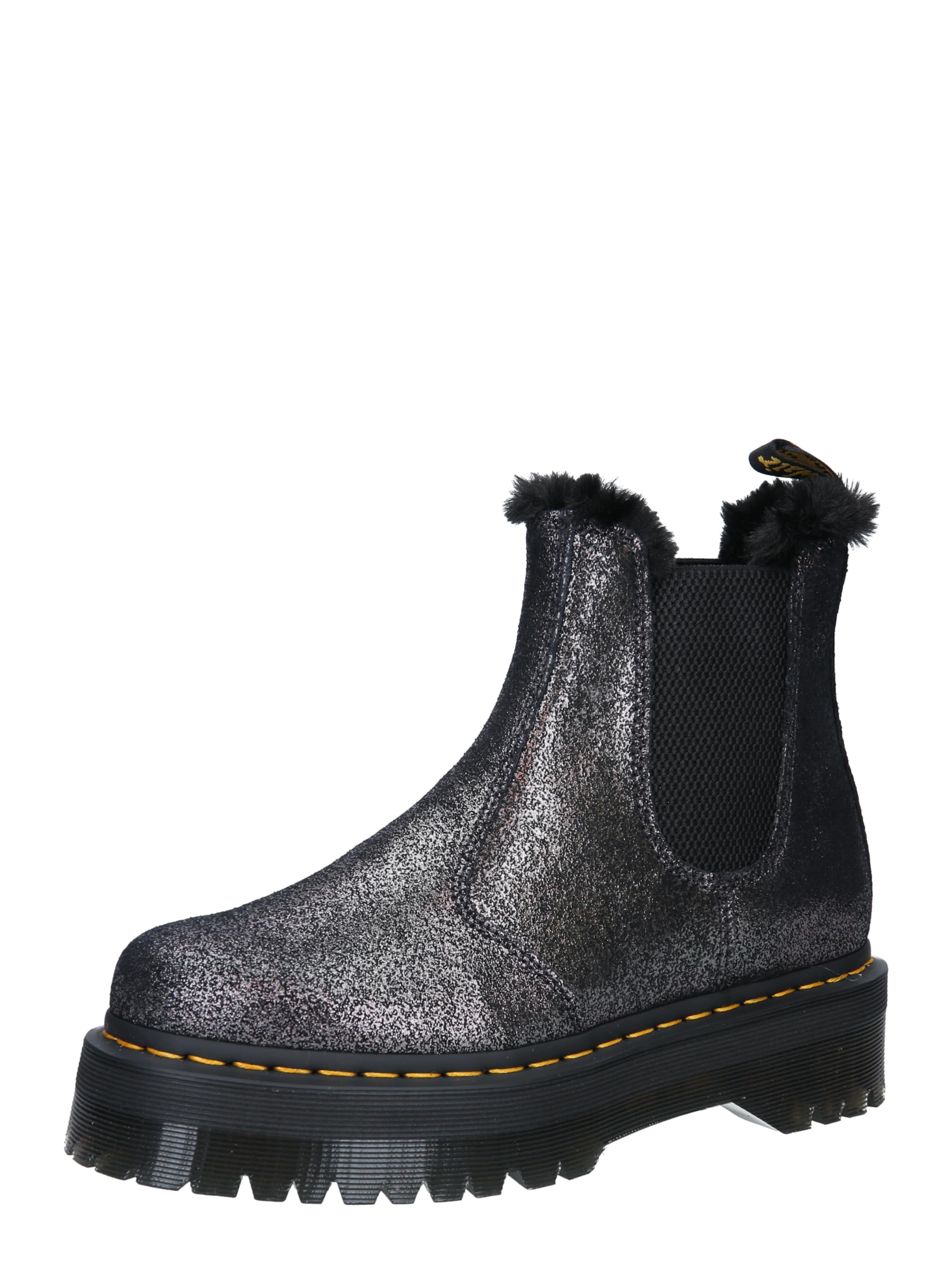Chelsea Boots Stiefel Glitzer Schwarz Martens Molly Glitter Damen