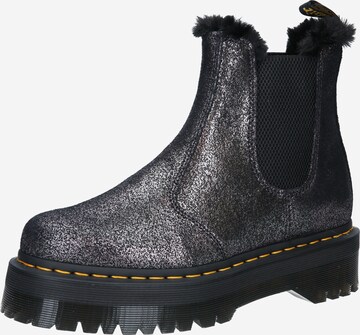 Dr. Martens - Botas Chelsea '2976 Quad' en negro: frente