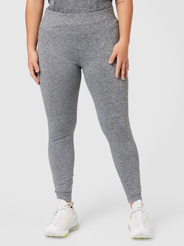 ONLY PLAY Skinny Workout Pants 'IVY' in Grey: front