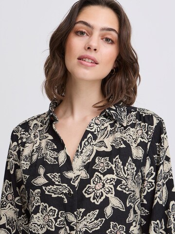 Fransa Blousejurk 'FRAriana' in Zwart