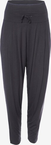 Kismet Yogastyle Tapered Yoga-Pant 'Bali' in Grau: predná strana