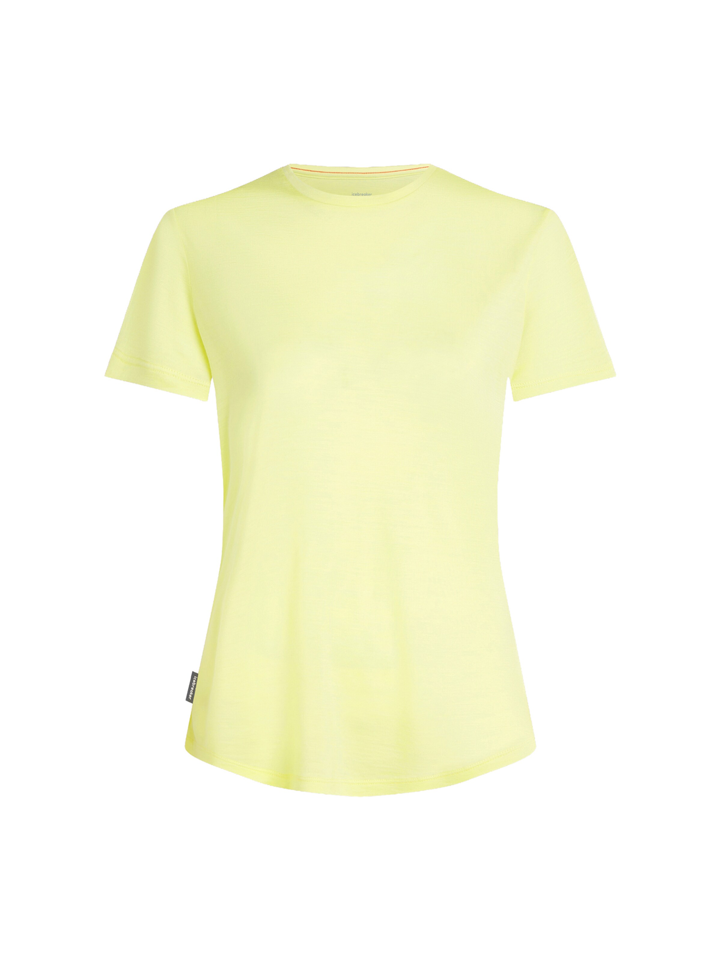 ICEBREAKER - Camisa 'W Mer 125 Cool-Lite Sphere III SS Tee' em amarelo: frente