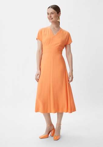 COMMA Kleid in Orange