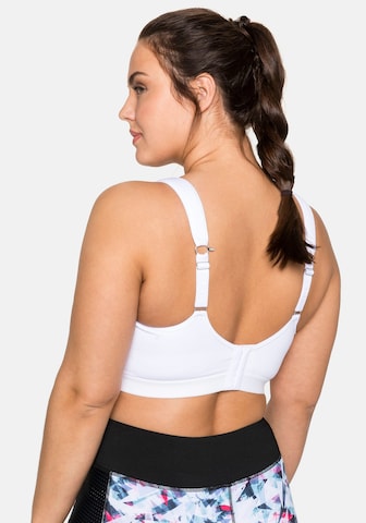 SHEEGO Bustier Sport-BH in Weiß