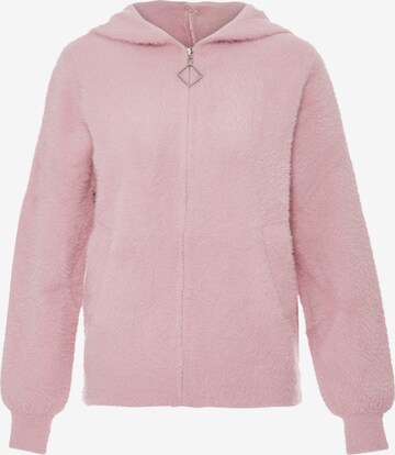 Cardigan Poomi en rose : devant