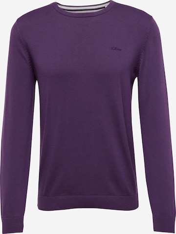 s.Oliver Pullover in Lila: Vorderseite