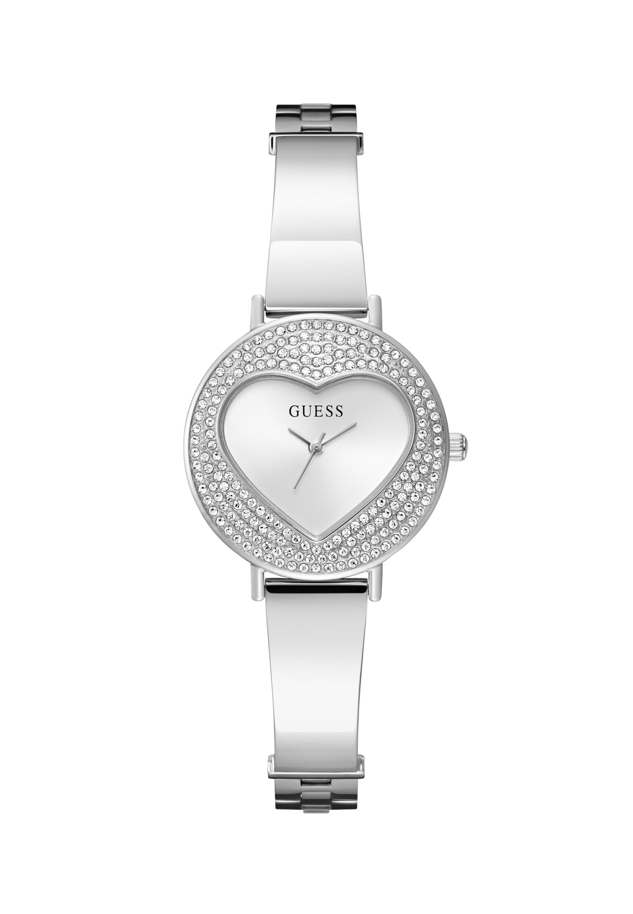 GUESS Analoguhr 'HARTLY' in Silber: Vorderseite