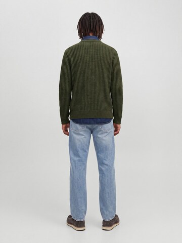 JACK & JONES Pullover 'JJJAXON' in Grün