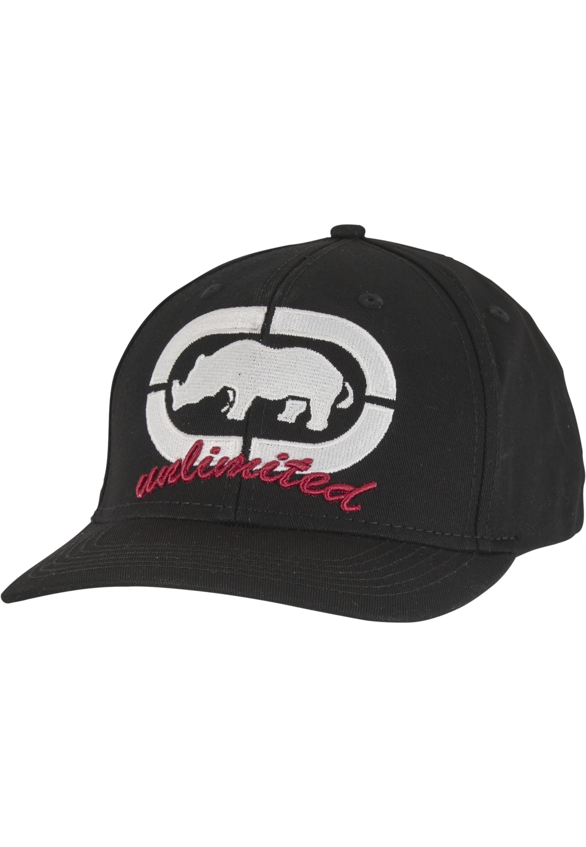 Casquette Ecko Unlimited en noir : devant