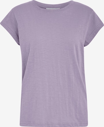 Maglietta 'Leti' di minus in lilla: frontale