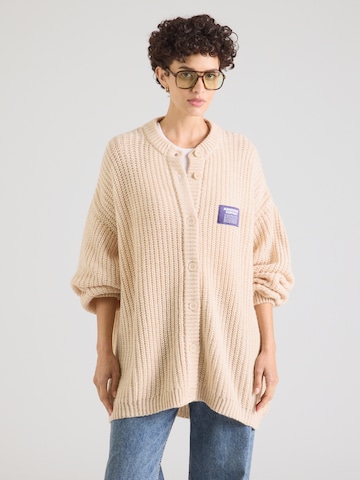 Cardigan 'CYROW' AMERICAN VINTAGE en beige : devant