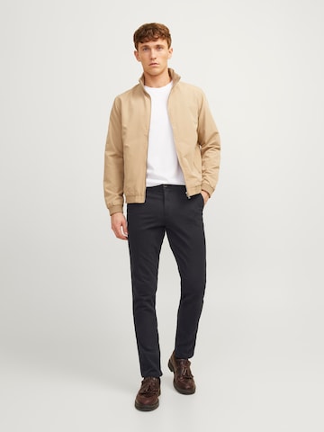 JACK & JONES - Slimfit Pantalón chino 'JJIMarco JJBowie' en negro: frente
