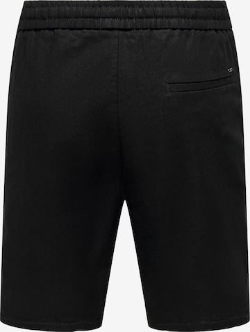 Only & Sons Regular Pants 'Linus' in Black