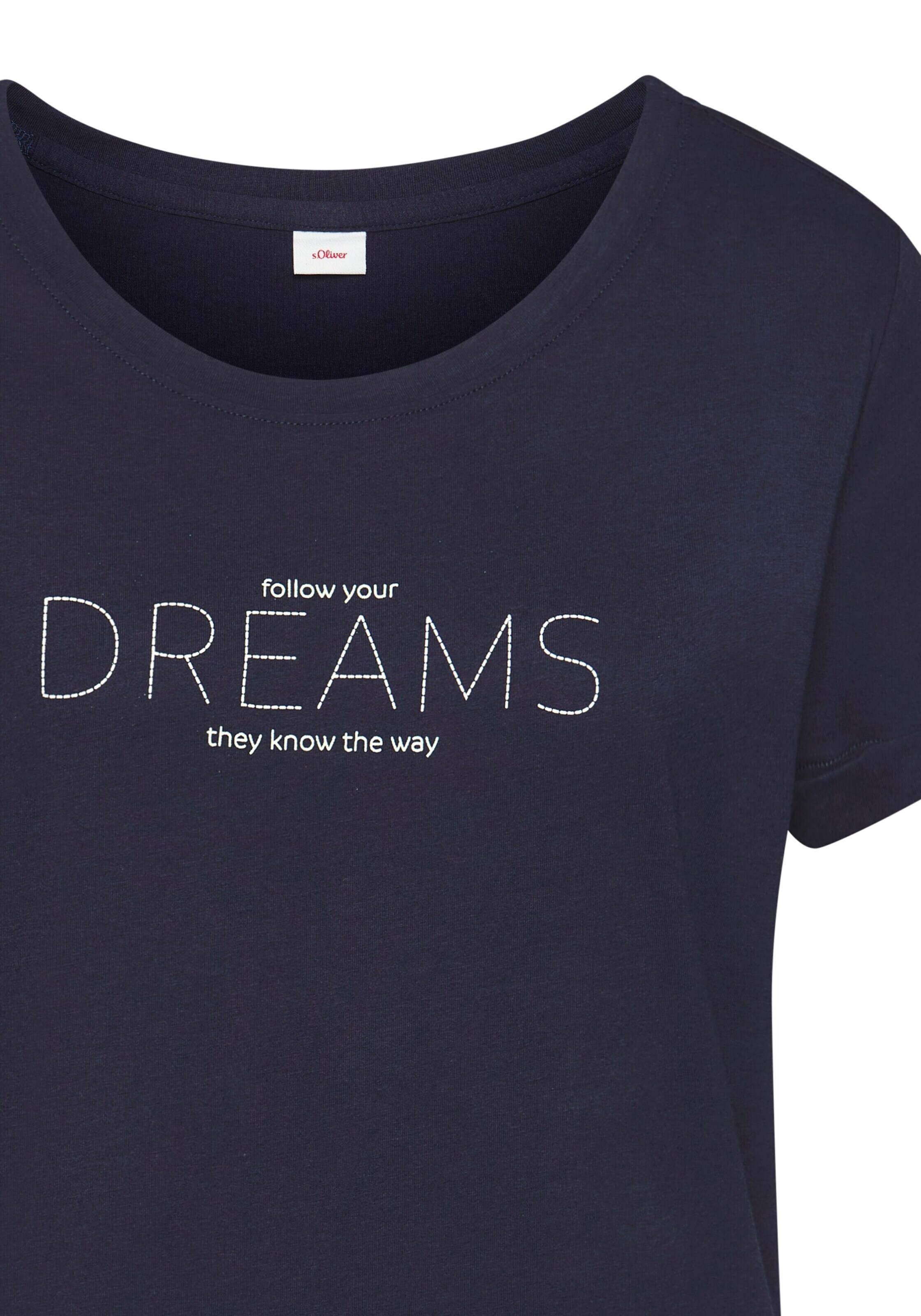 Chemise de nuit s.Oliver en bleu