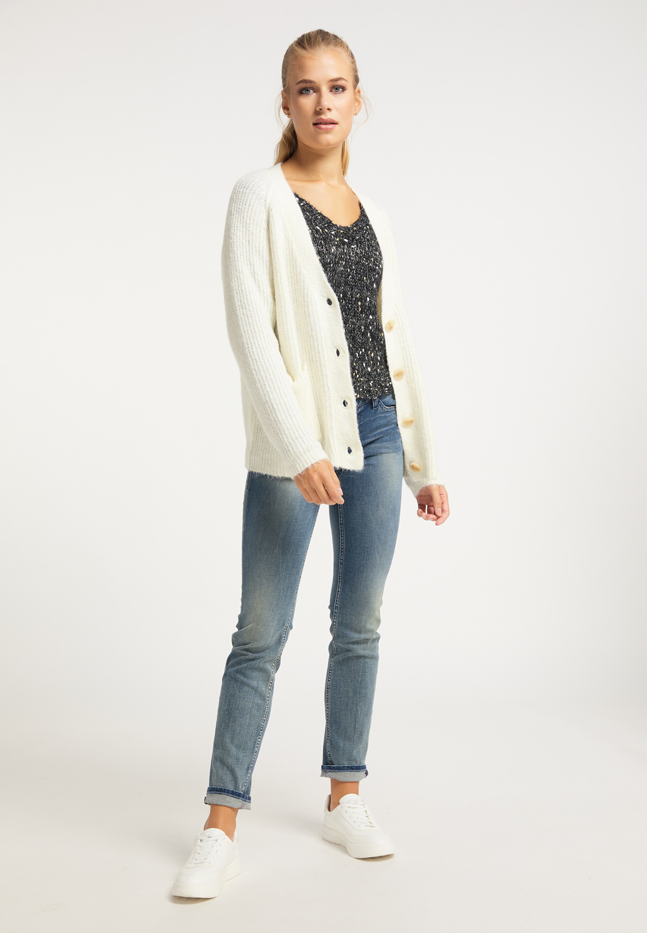 Cardigan usha BLUE LABEL en blanc