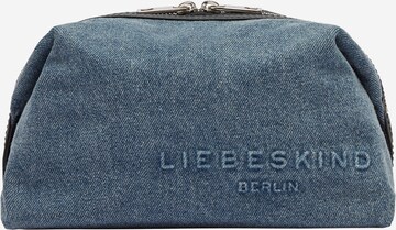 Liebeskind Berlin Make up tas in Blauw: voorkant