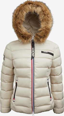 Veste d’hiver JACK1T en beige : devant