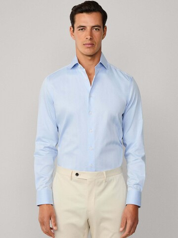 Fit confort Chemise Hackett London en bleu : devant