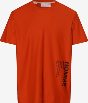 SELECTED Shirt in Orange: front
