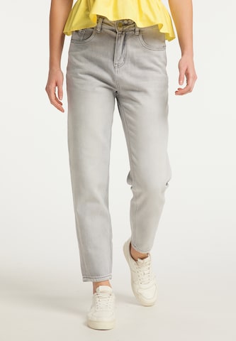 MYMO Regular Jeans in Beige: front