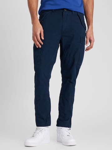 Coupe slim Pantalon cargo Polo Ralph Lauren en bleu : devant