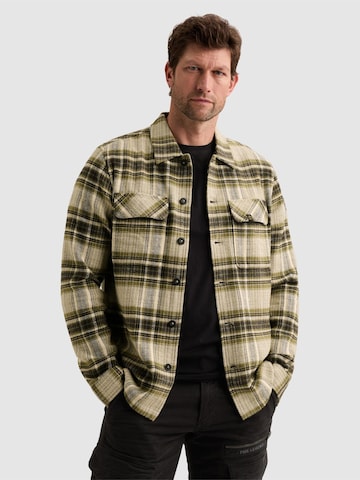 Regular fit Camicia 'Overshirt with lumberjack check pattern' di PME Legend in verde: frontale