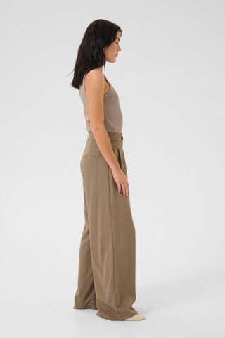 My Essential Wardrobe Wide leg Trousers 'Gilda' in Beige