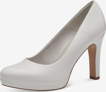 TAMARIS Pumps in White: front