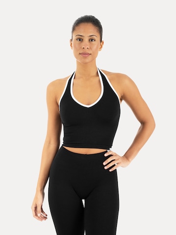 Smilodox Sporttop in Zwart: voorkant