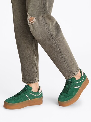 Tommy Jeans - Sapatilhas baixas 'The Greenwich' em verde