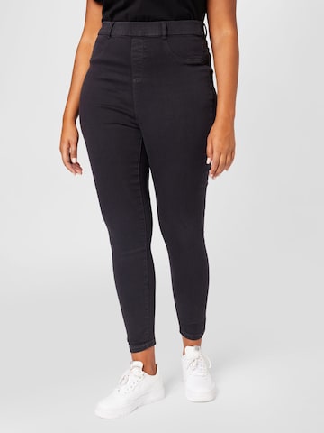 Dorothy Perkins Curve Skinny Jeggings 'Eden' - szürke: elől