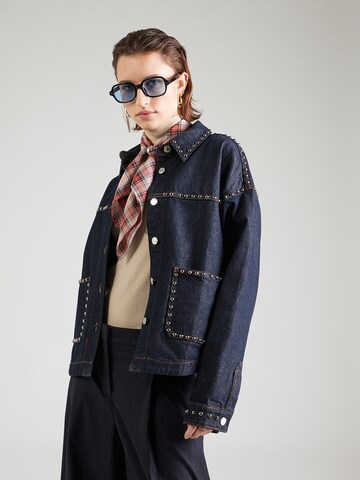 miss goodlife Φθινοπωρινό και ανοιξιάτικο μπουφάν σε μπλε: μπροστά